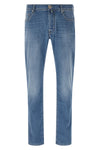 bard used-effect stonewashed cotton denim jeans