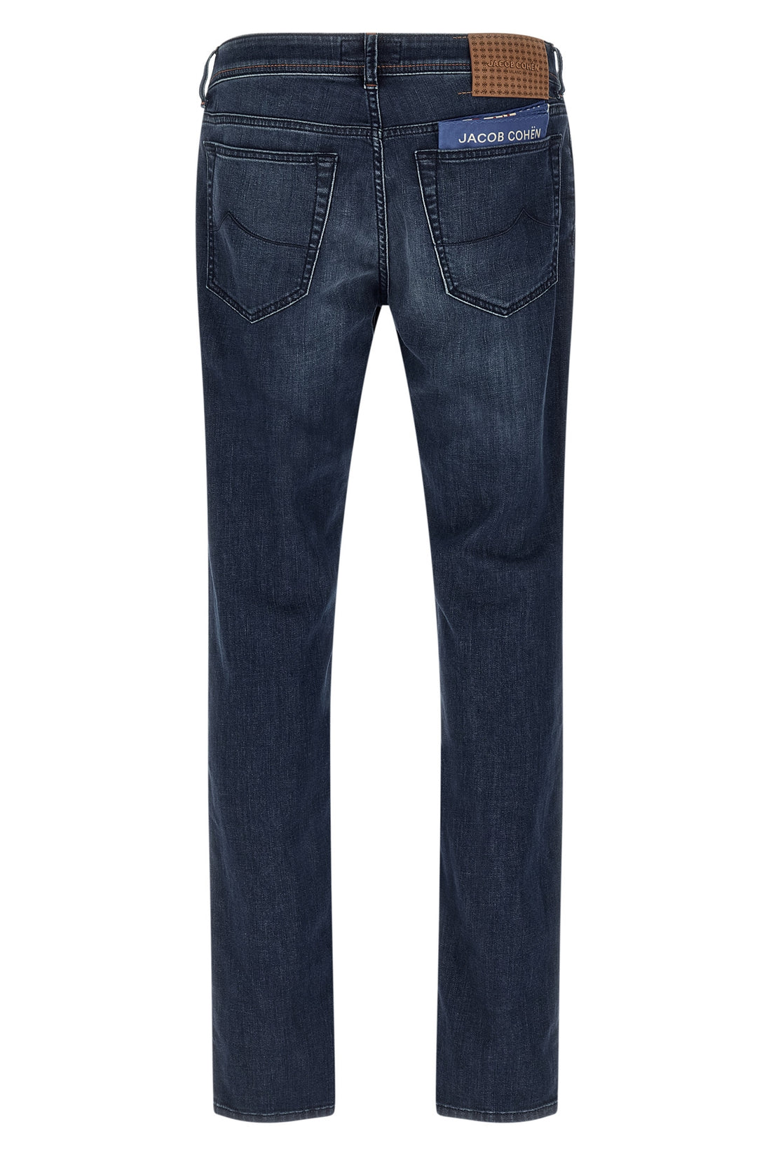 JACOB COHEN 36 bard slim stonewashed stretch cotton denim jeans