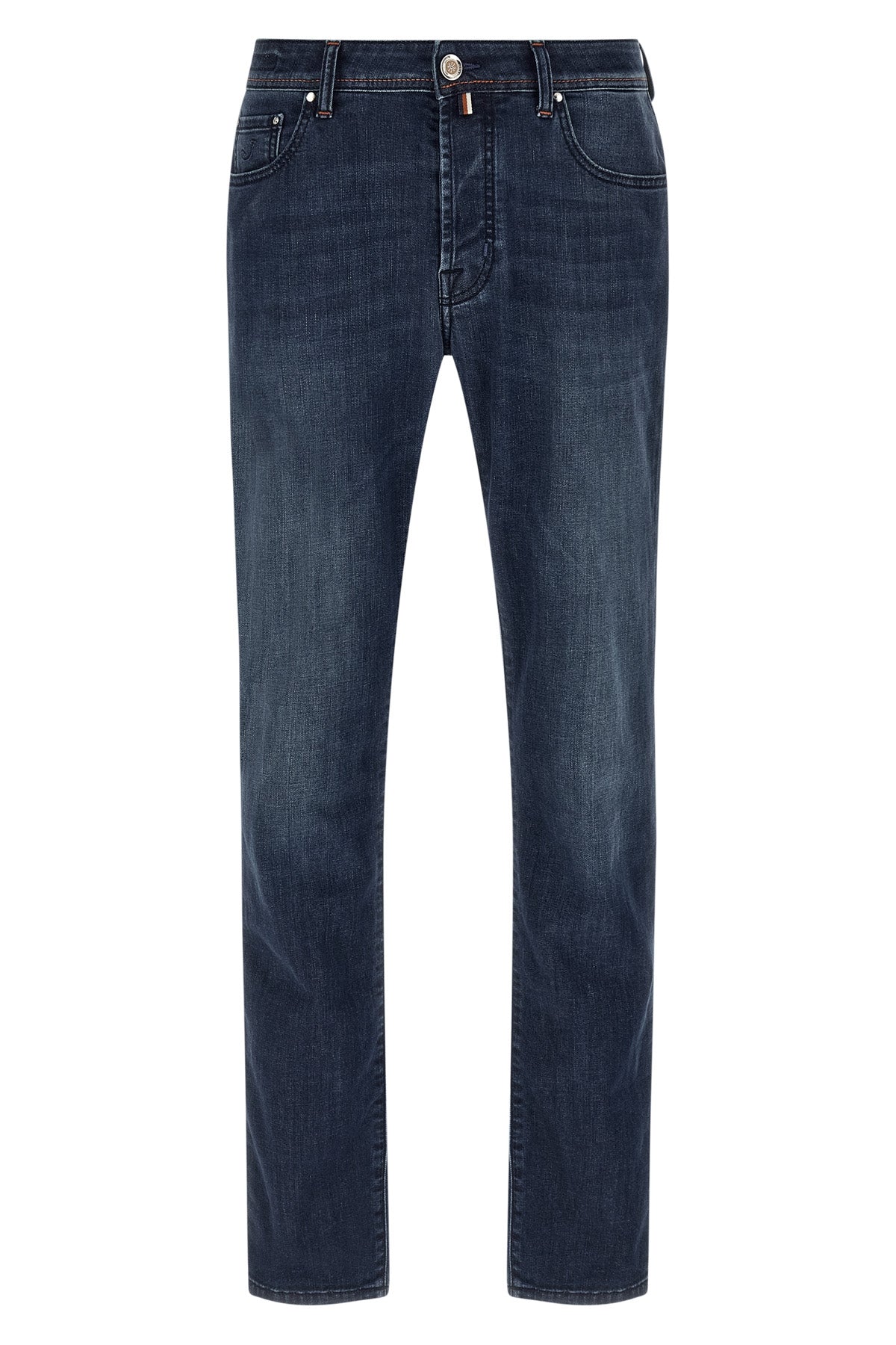 bard slim stonewashed stretch cotton denim jeans