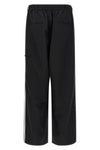 wool-blend fabric pants