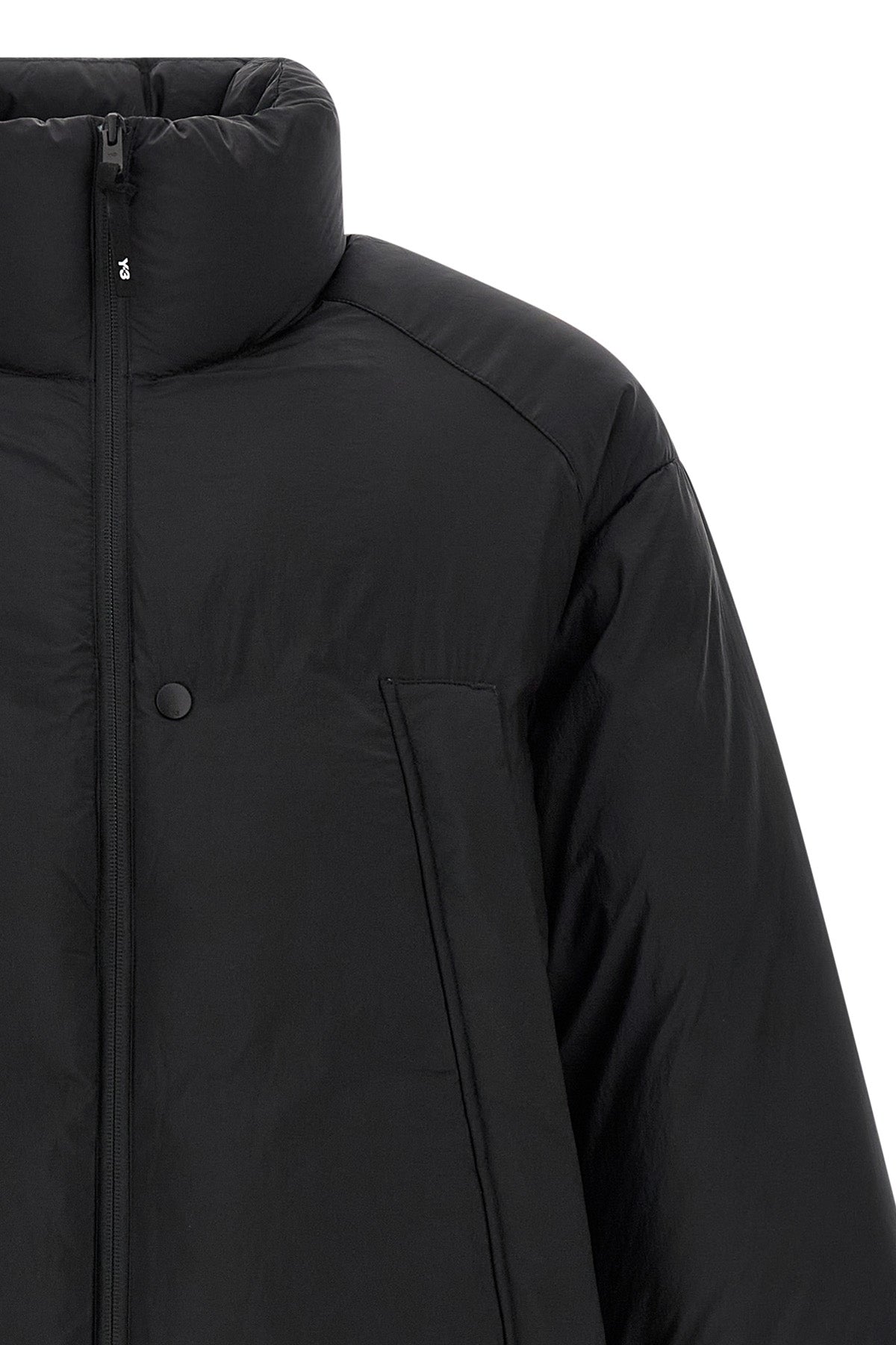 y-3 puffer smooth nylon jacket padded