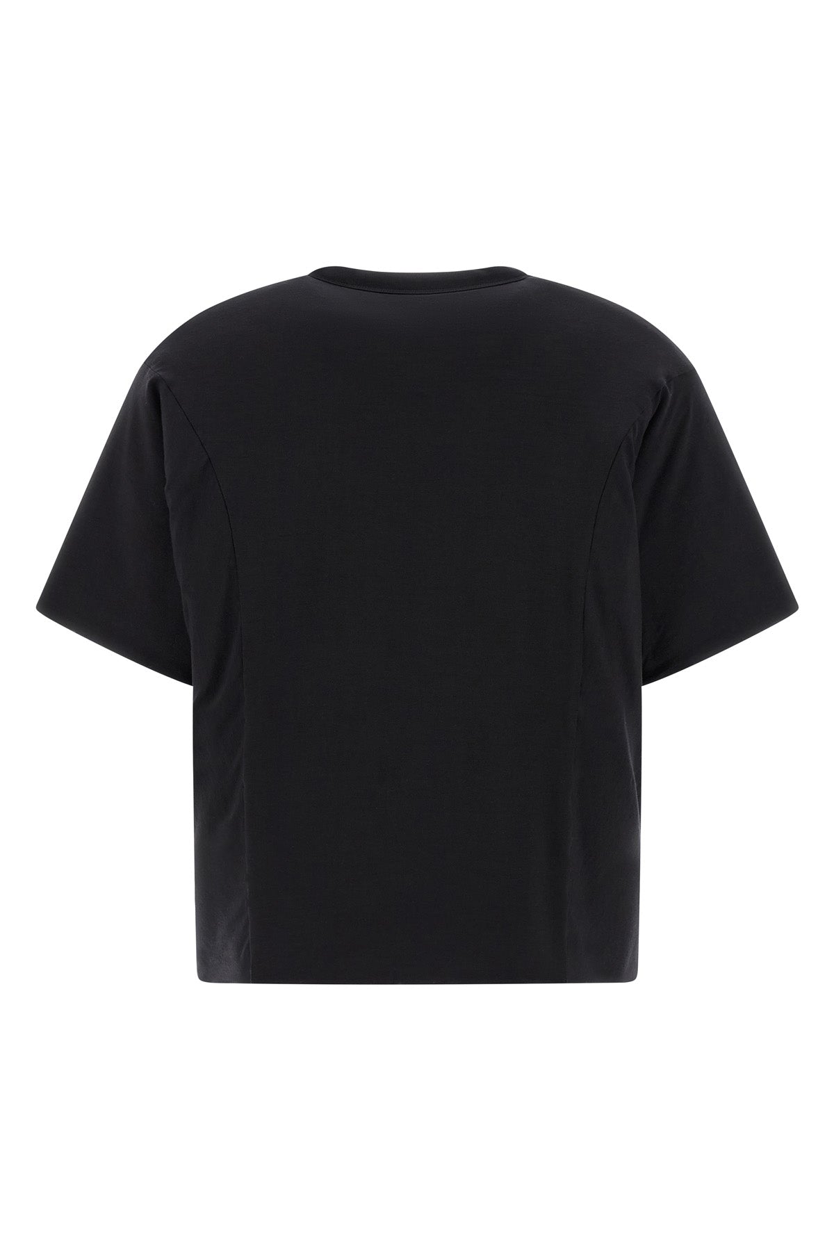 y-3 padded padded lyocell and elastane blend t-shirt