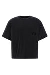 y-3 padded padded lyocell and elastane blend t-shirt