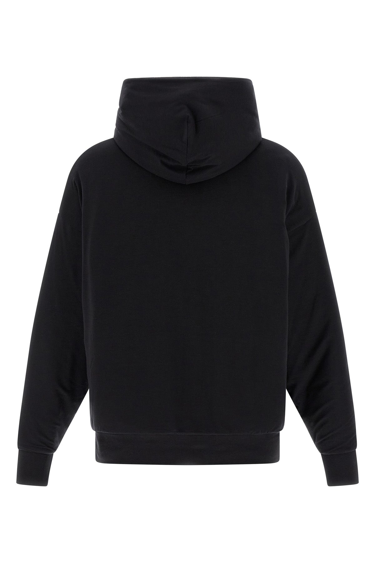 y-3 padded hoodie in lyocell and elastane blend padded
