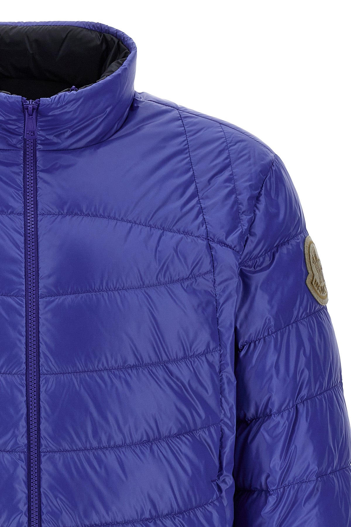 galeso super laqué nylon jacket slightly padded
