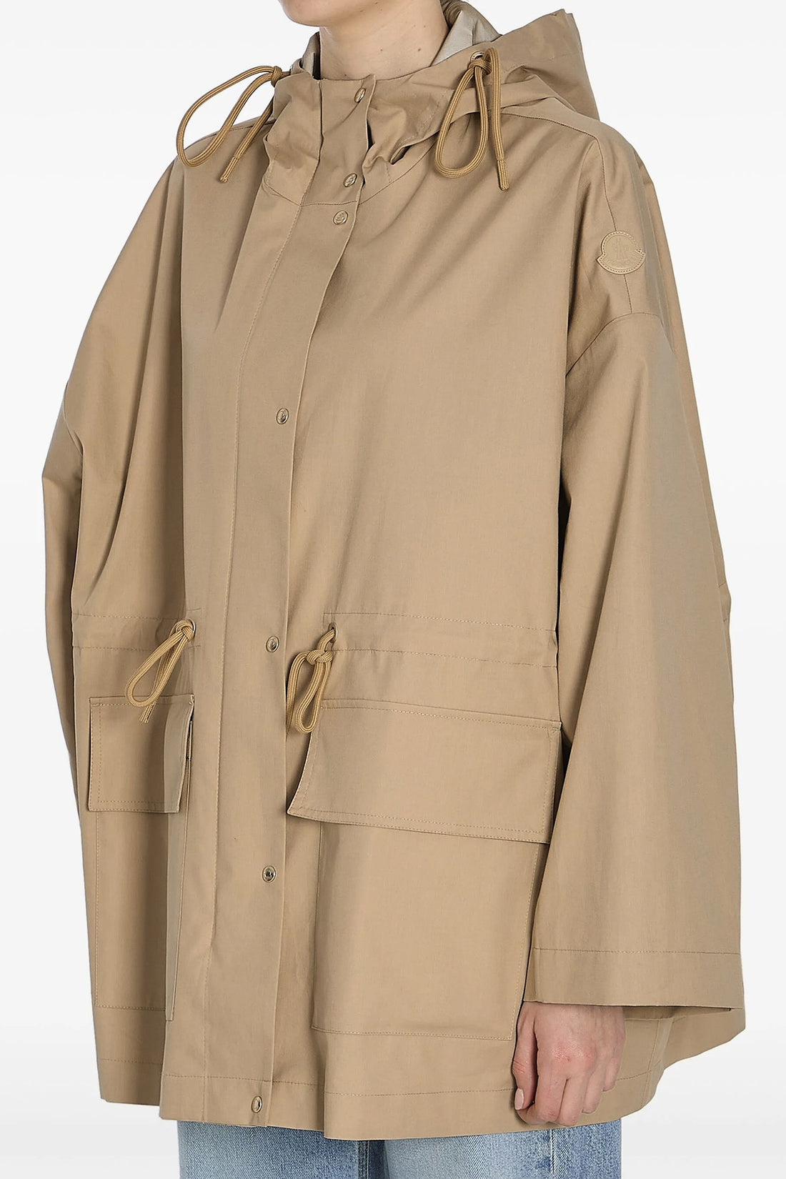 MONCLER 3 gaillon smooth cotton parka