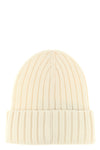 knitted ribbed wool beanie