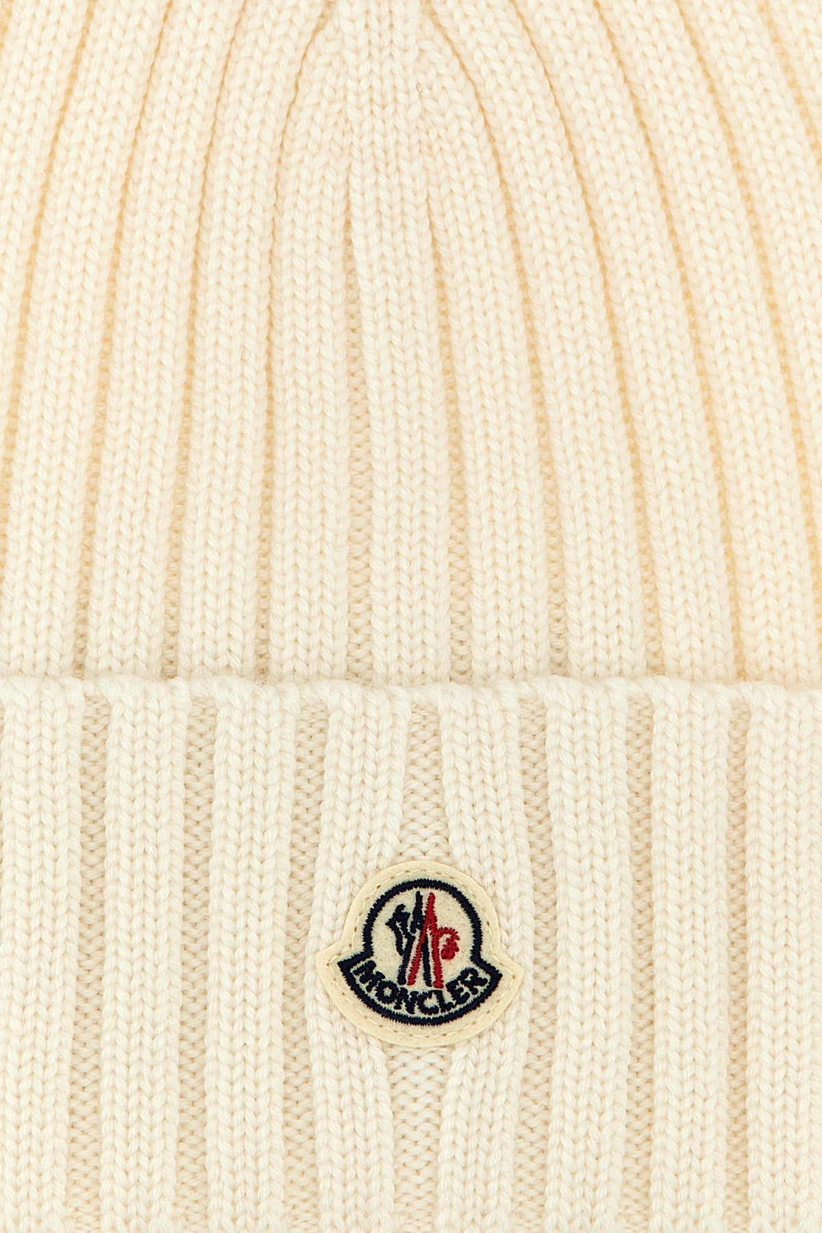 knitted ribbed wool beanie