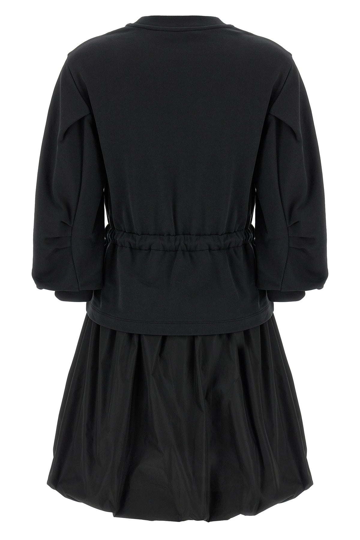 two-material dress