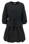 two-material dress