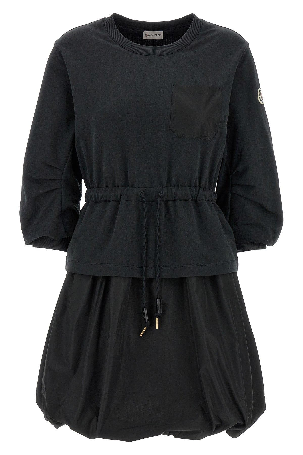 two-material dress