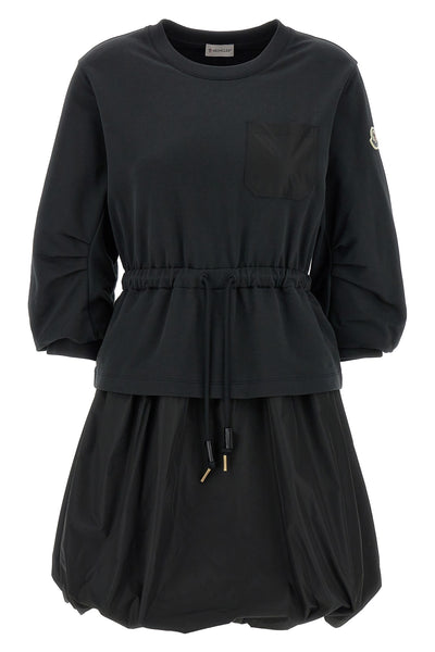 two-material dress
