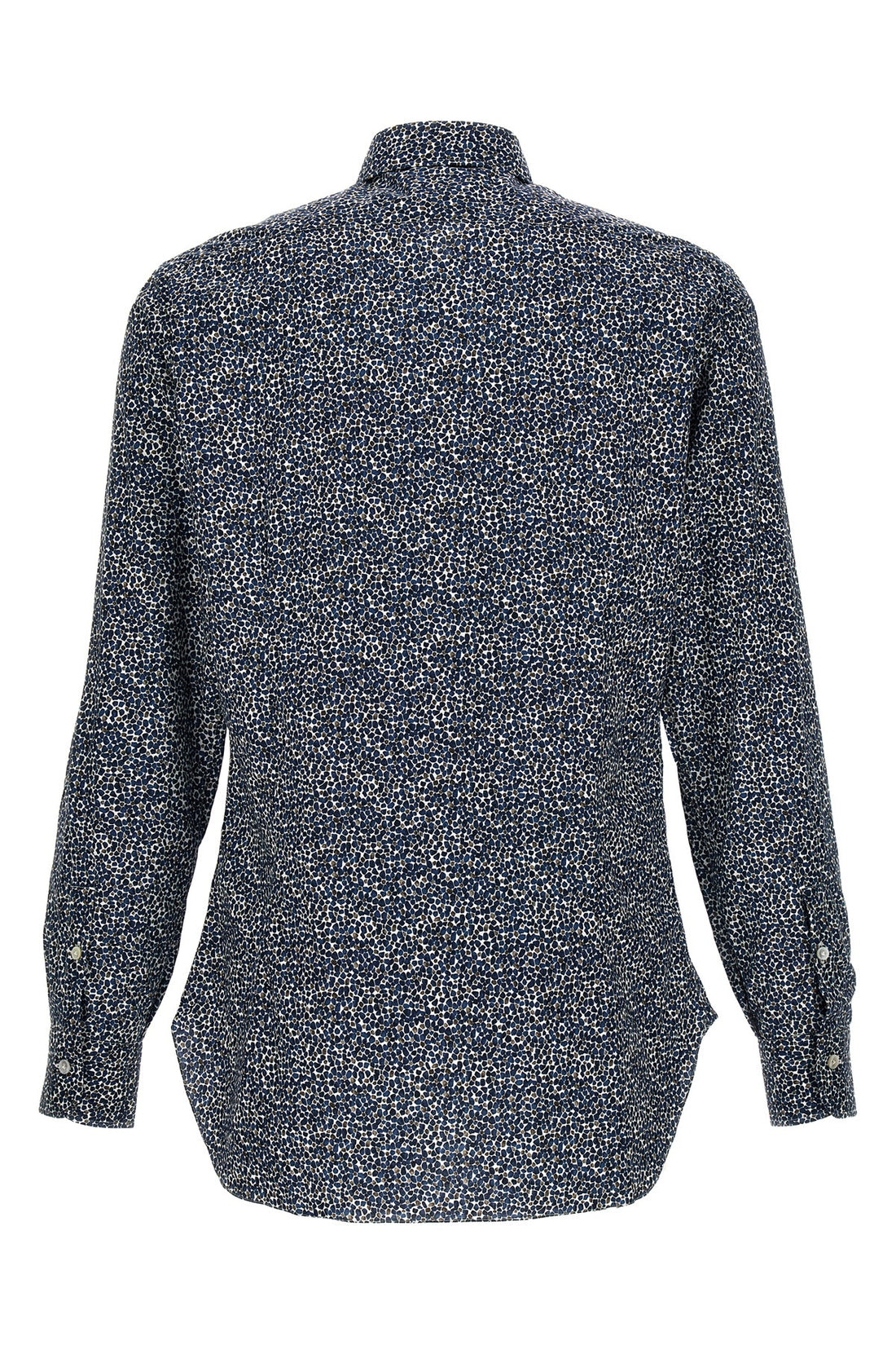 BARBA 44 cm culto printed cotton shirt