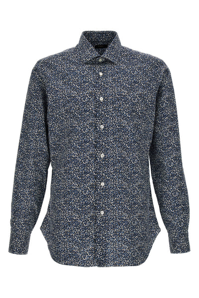 culto printed cotton shirt