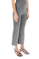 stretch knit cropped pants