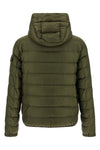najan quilted long saison ue down jacket slightly padded