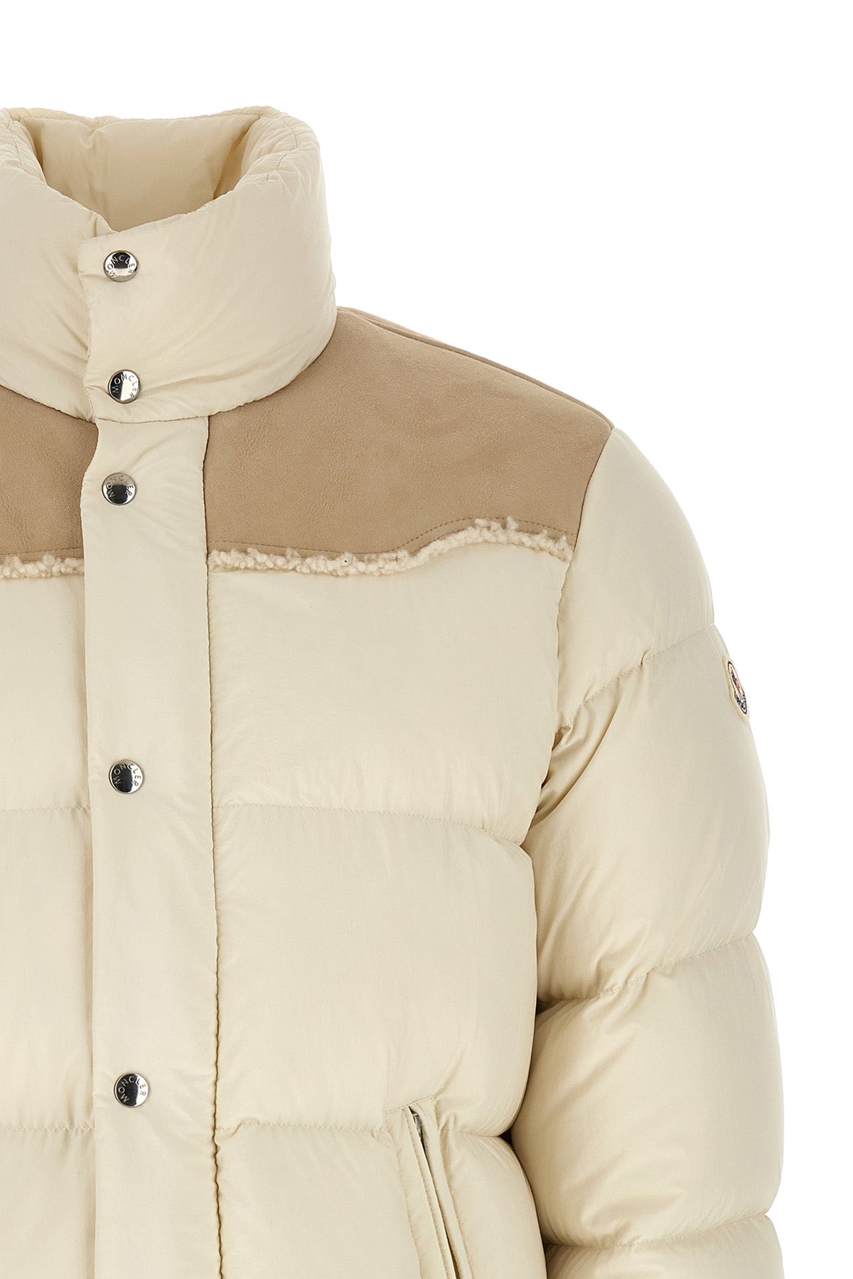 verine down jacket in micro soft quilted nylon