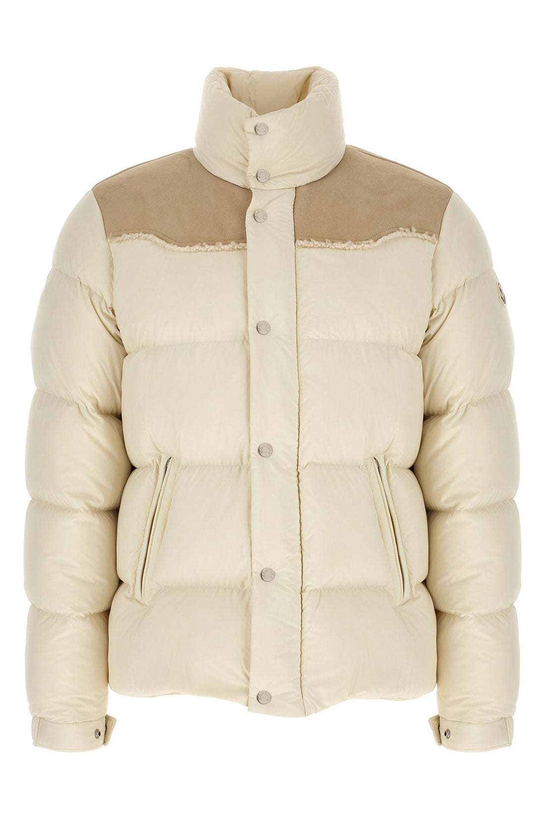 MONCLER 3 verine down jacket in micro soft quilted nylon