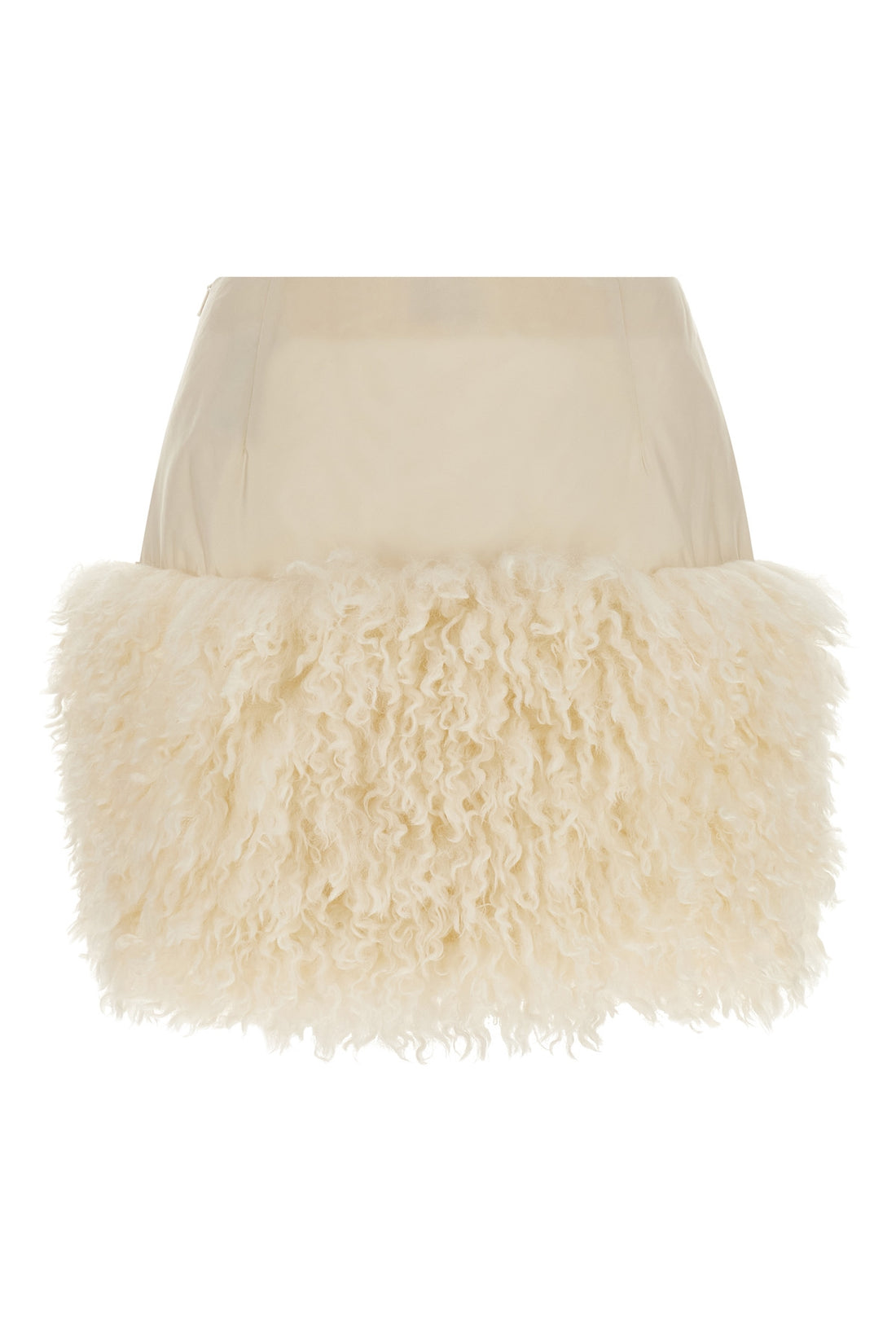 MONCLER 40 technical nylon miniskirt