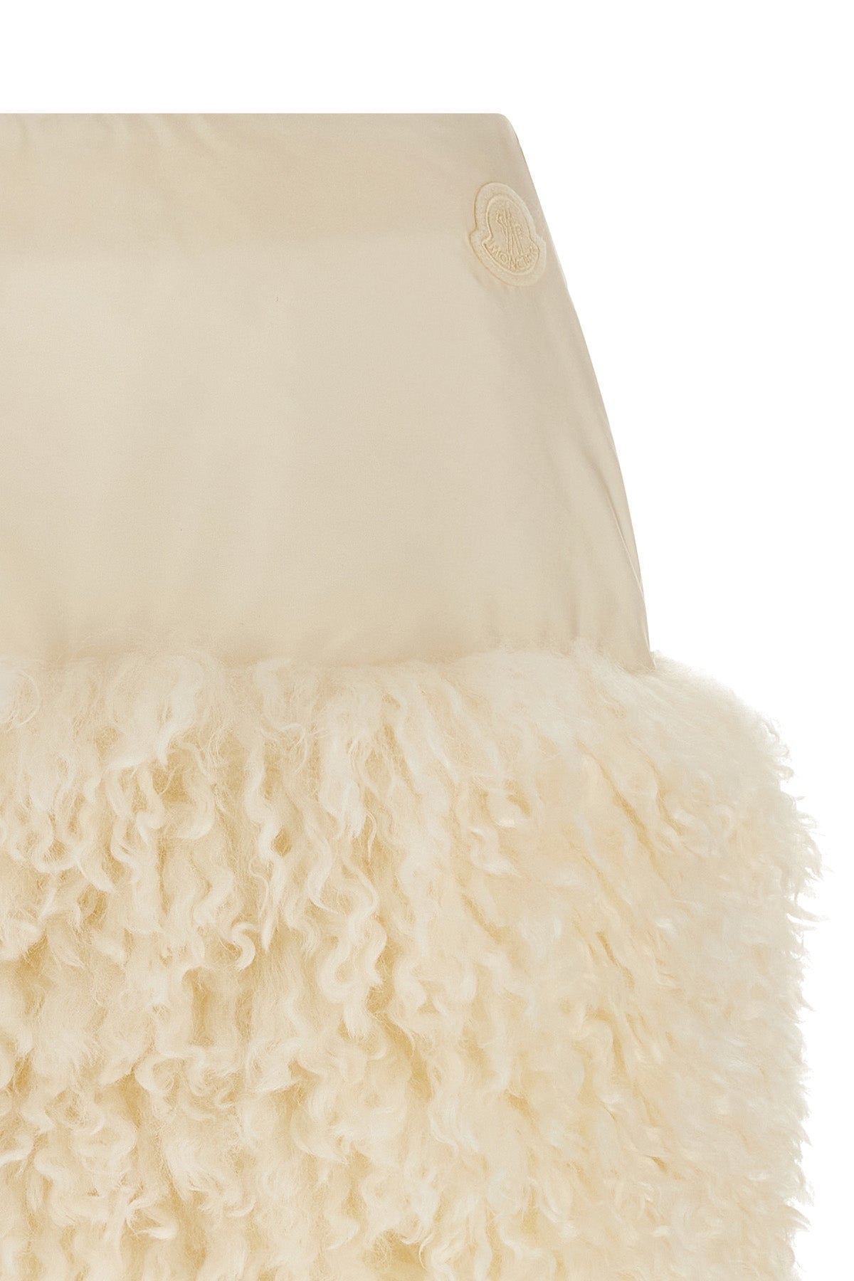 technical nylon miniskirt