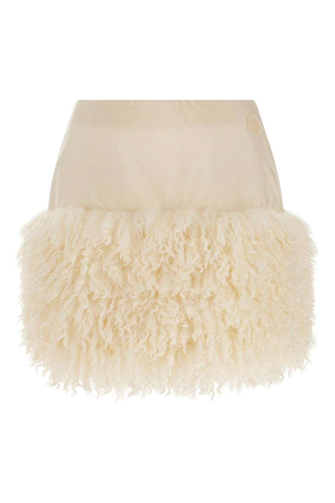 MONCLER 40 technical nylon miniskirt