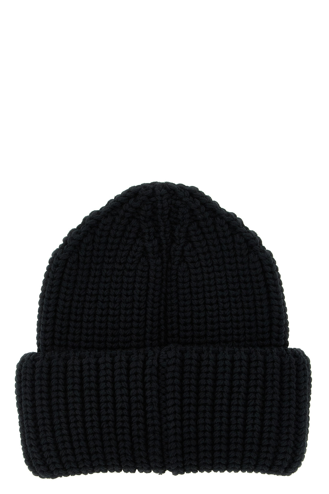 MONCLER GRENOBLE OS ribbed fineness 3 fineness wool beanie
