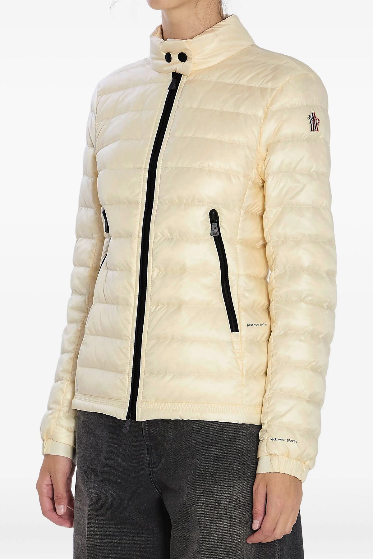 walibi quilted water-repellent micro ripstop down jacket