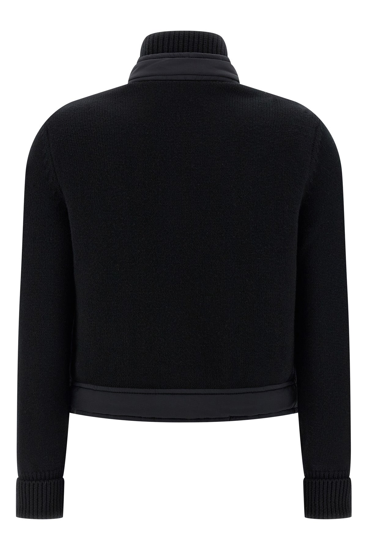 tricot wool knit cardigan