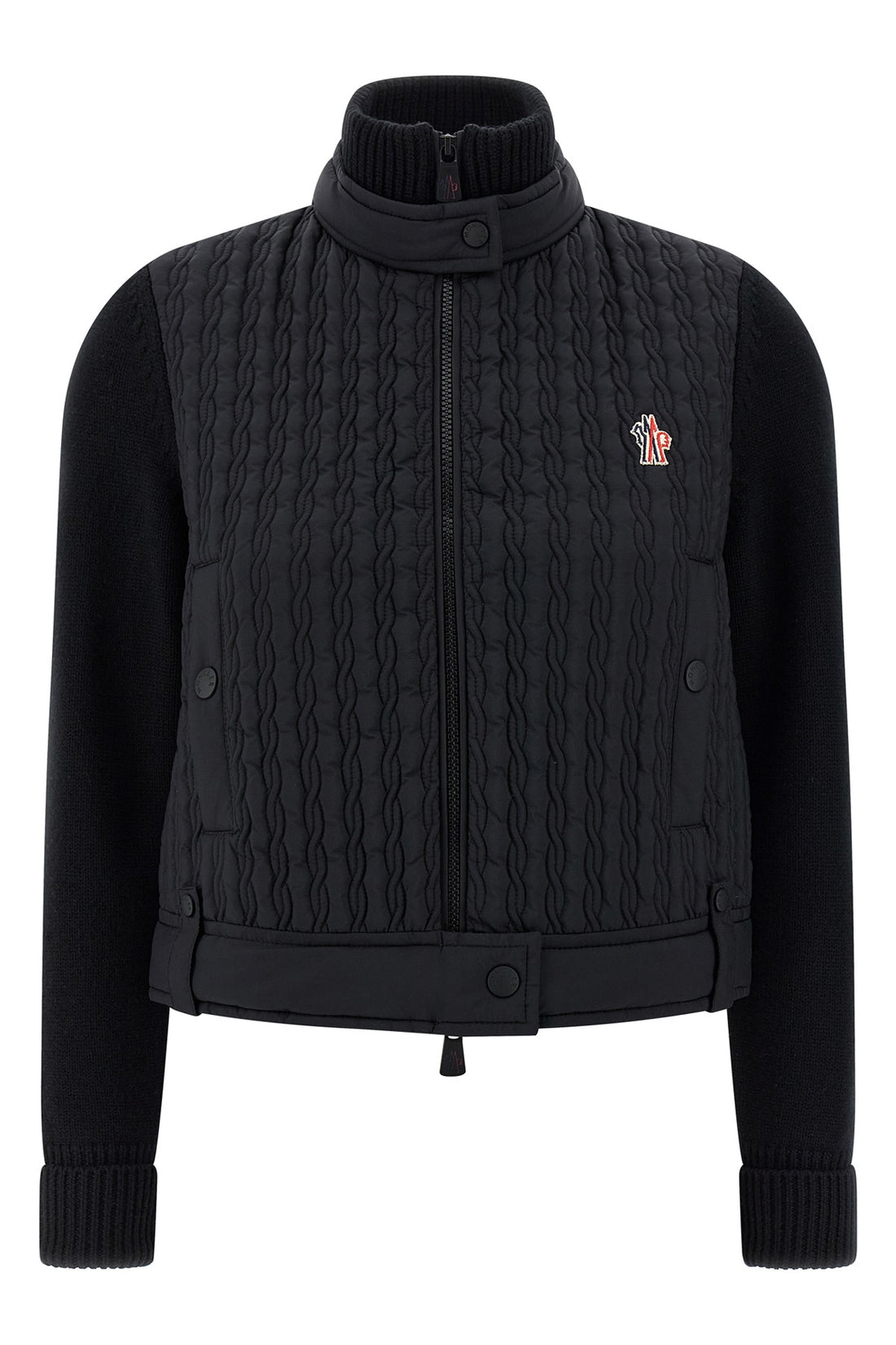 MONCLER GRENOBLE L tricot wool knit cardigan