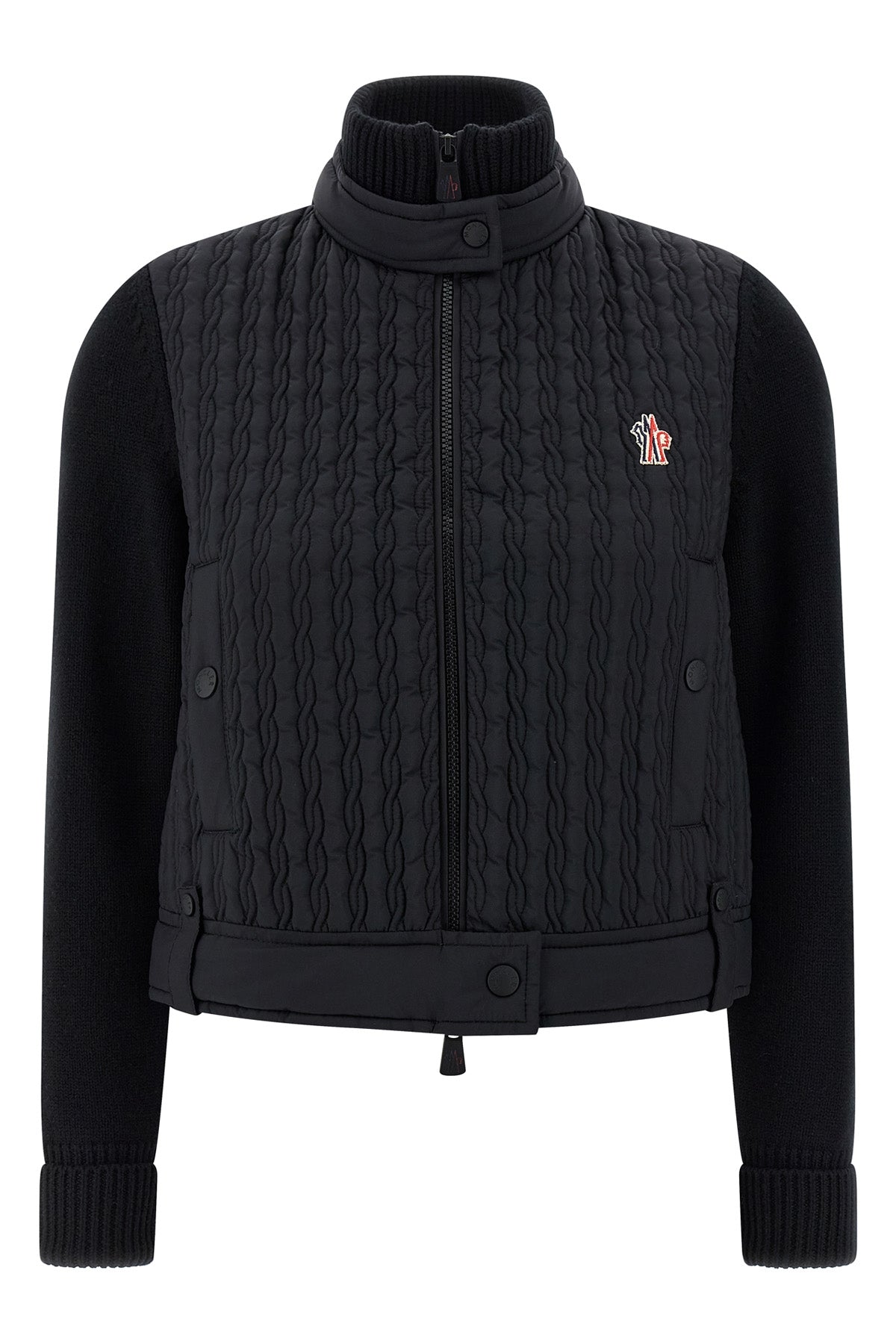 tricot wool knit cardigan