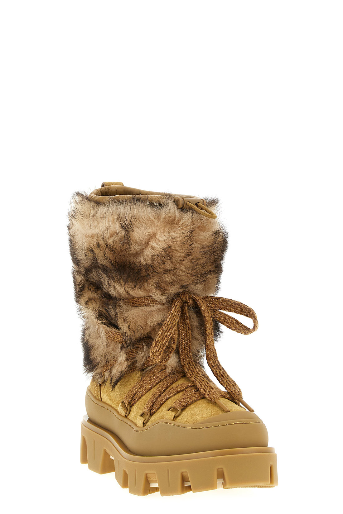 MONCLER 38 peak après suede ankle boots