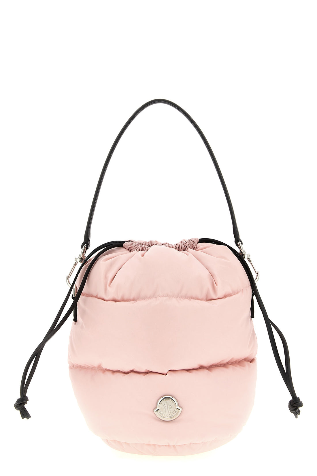 MONCLER OS caradoc bucket bag in water-repellent padded boudin quilted nylon