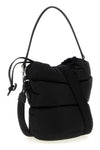 caradoc bucket bag in water-repellent padded boudin quilted nylon
