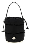 caradoc bucket bag in water-repellent padded boudin quilted nylon