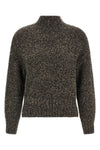 the agnona high neck sweater is made of a precious blend of cashmere