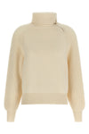 agnonas high neck cropped sweater exemplifies the superior craftsmanship of kni