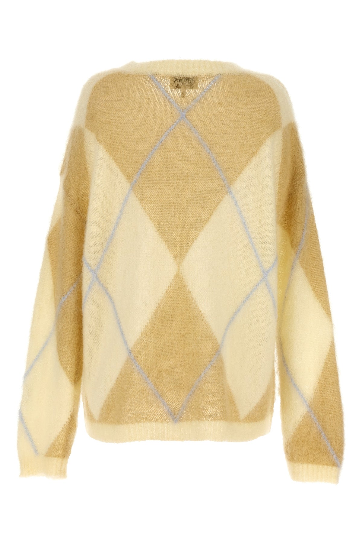 diamond sweater in mohair blend