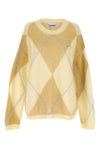 diamond sweater in mohair blend