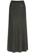 long lurex knit skirt