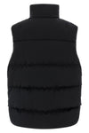 moncler x edward enninful otis vest in quilted hand-peach cotton blend