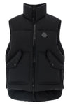 moncler x edward enninful otis vest in quilted hand-peach cotton blend