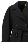 moncler x edward enninful zake trench coat in water-repellent technical fabric