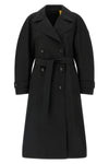 moncler x edward enninful zake trench coat in water-repellent technical fabric