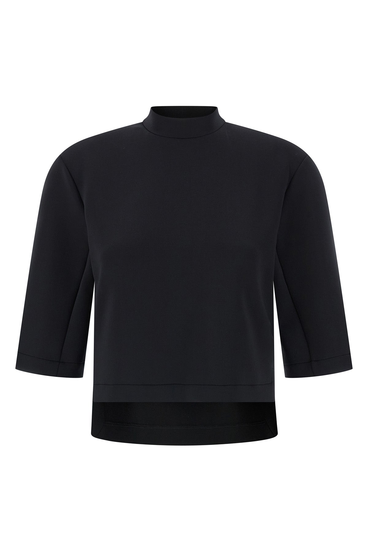 moncler x edward enninful top in scuba-effect fabric