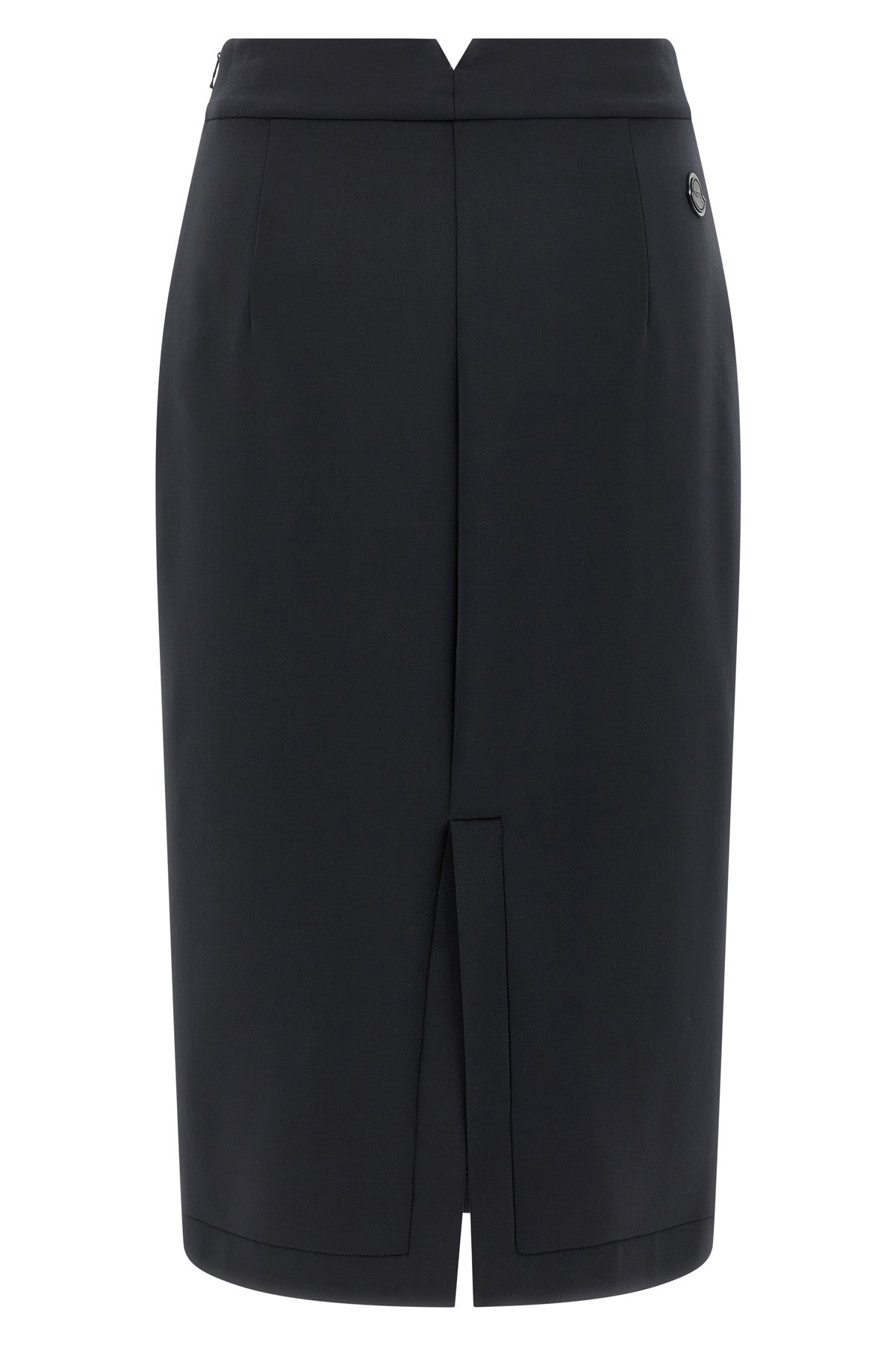 moncler x edward enninful midi skirt in unlined scuba-effect fabric