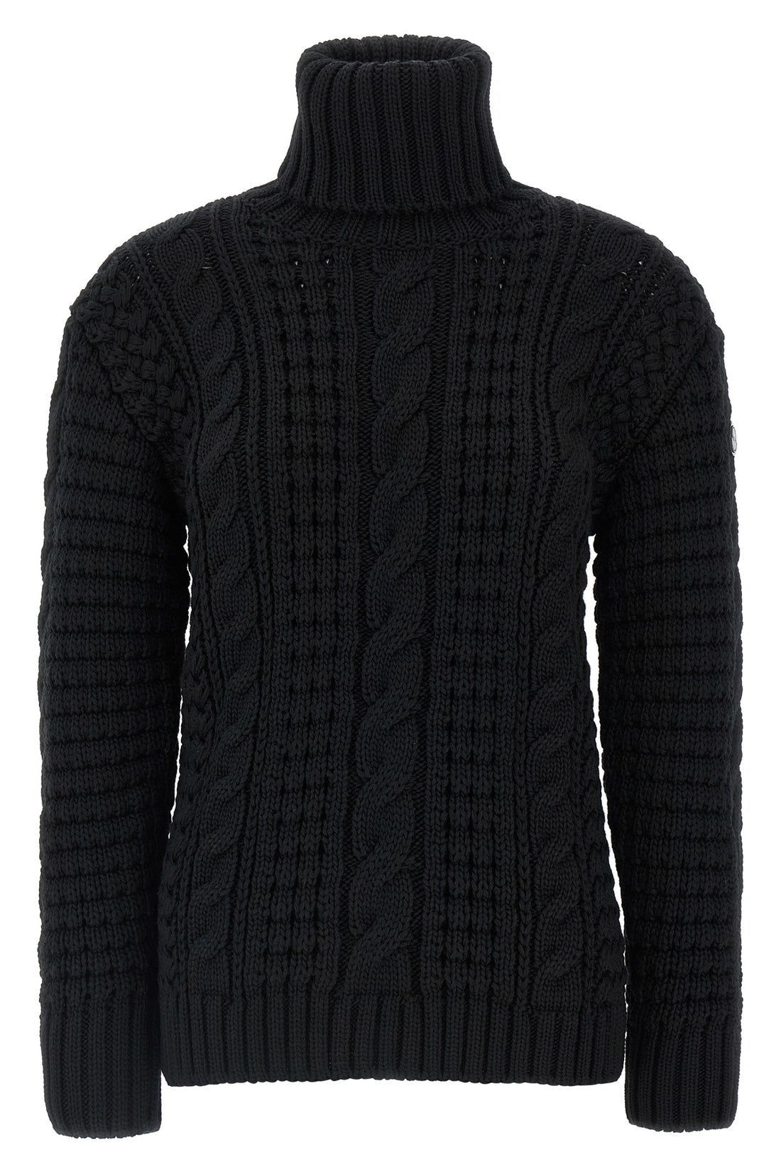 MONCLER GENIUS XS moncler x edward enninful tricot turtleneck sweater in heavy knitted virgin wool