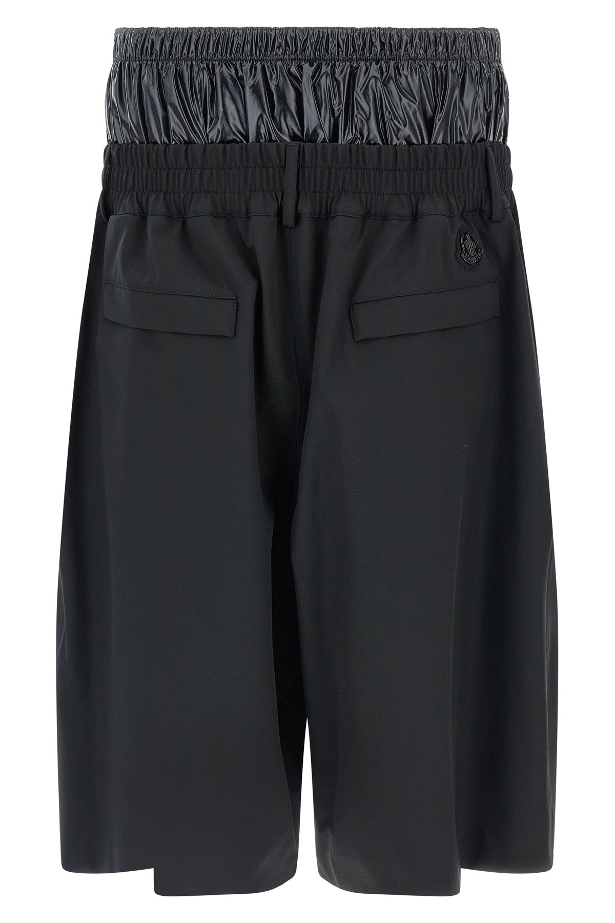moncler x a$ap rocky bermuda shorts in technical fabric