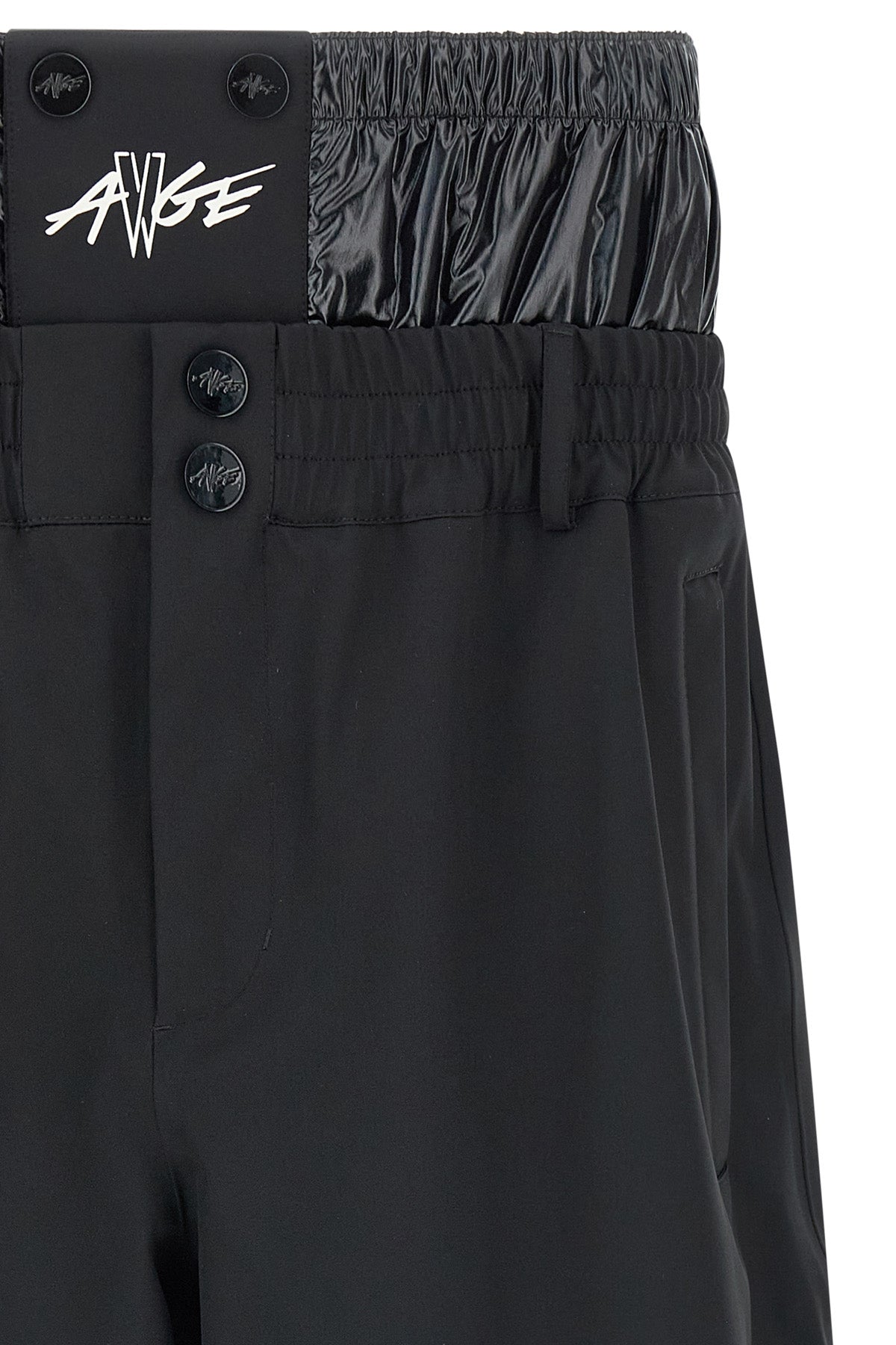 moncler x a$ap rocky bermuda shorts in technical fabric