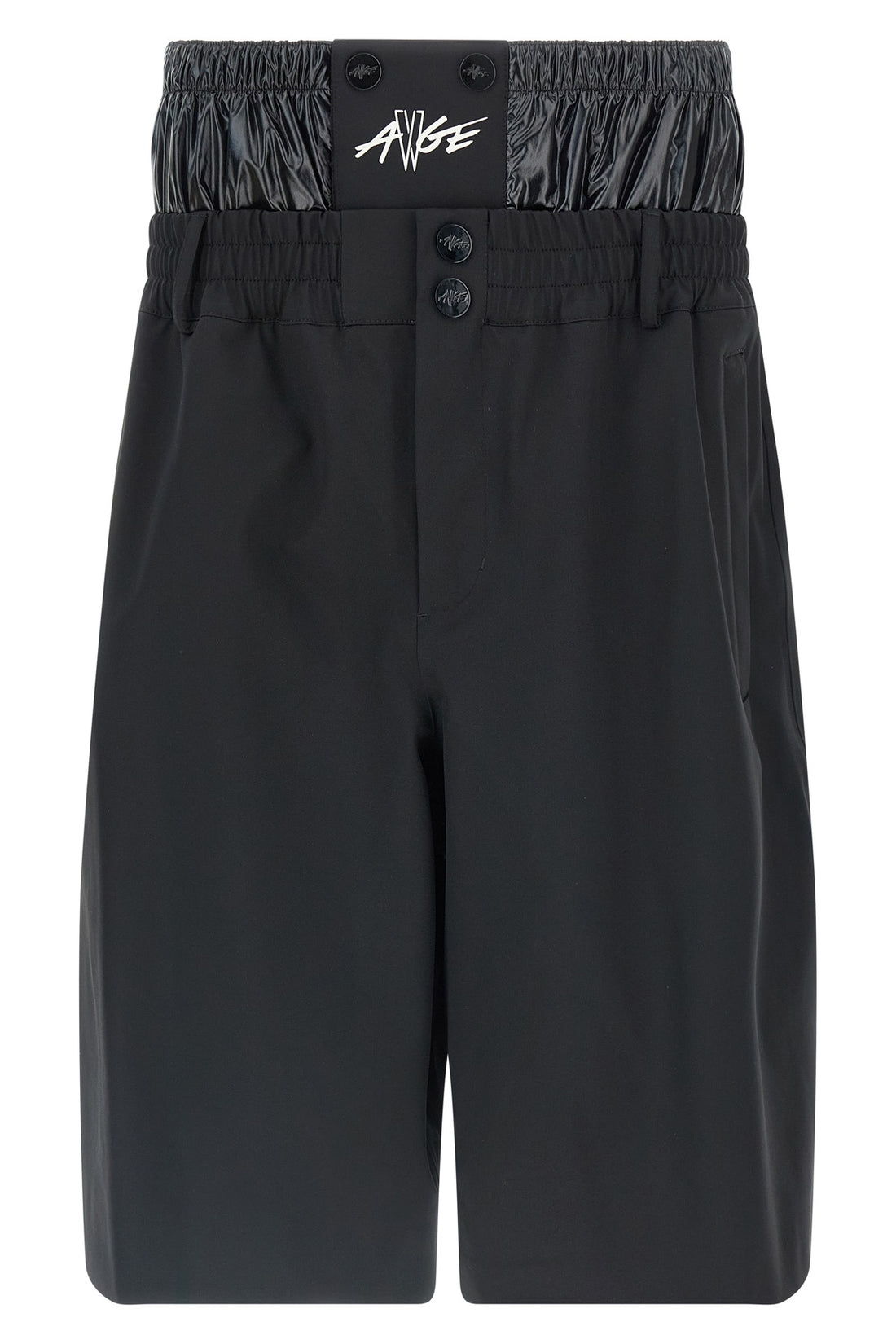MONCLER GENIUS 48 moncler x a$ap rocky bermuda shorts in technical fabric