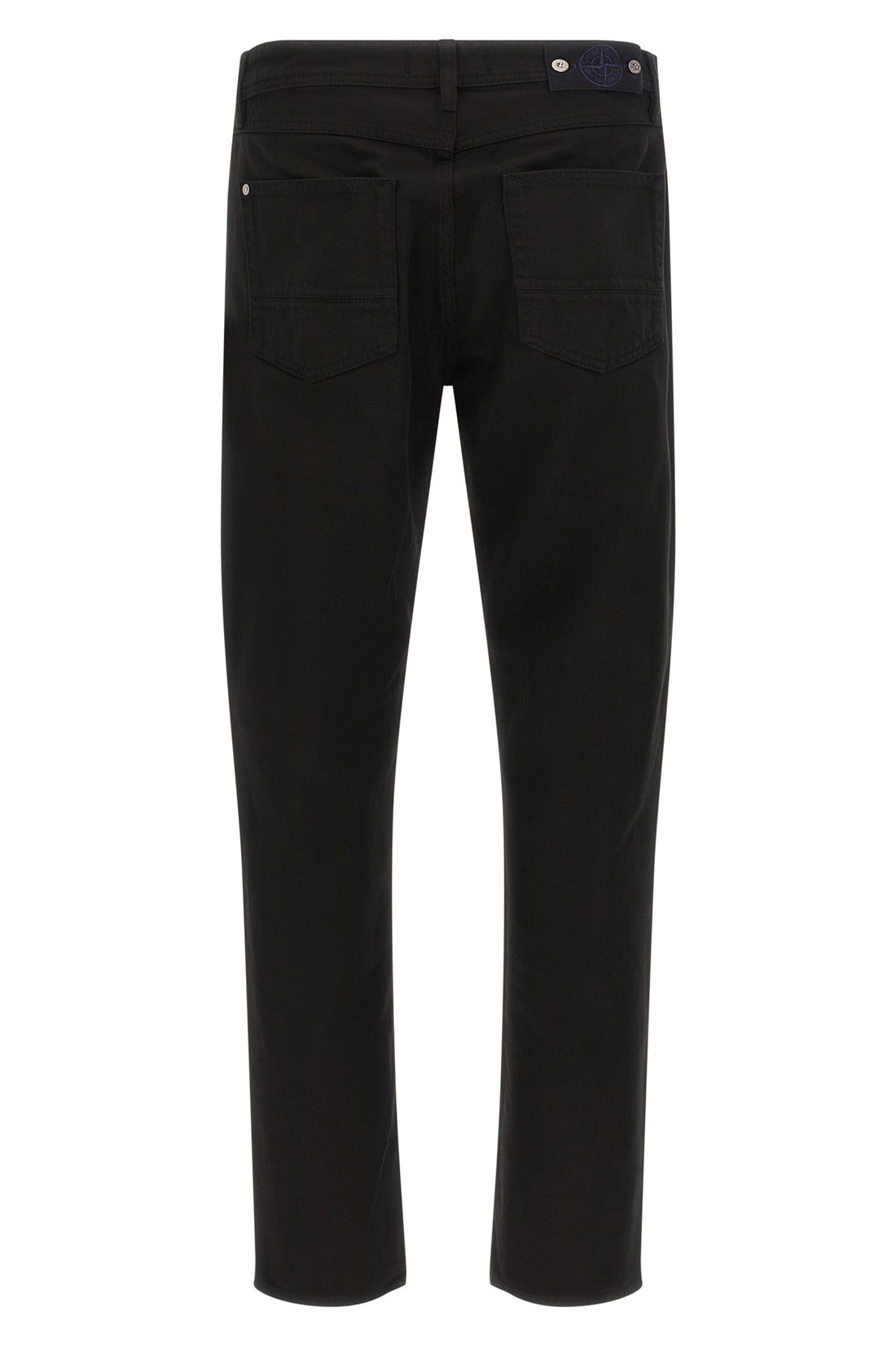 STONE ISLAND 30 garment-dyed bull denim cotton canvas jeans